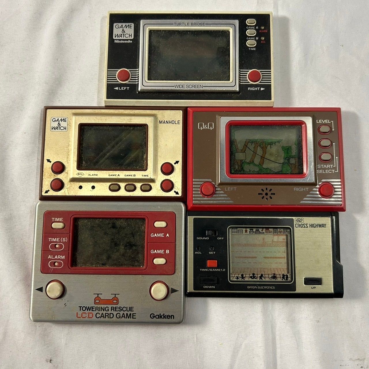 ゲームウォッチ　ジャンク　3台 ゲームウォッチ修理】ドンキーコングのジャンク3台で合体 - YouTube