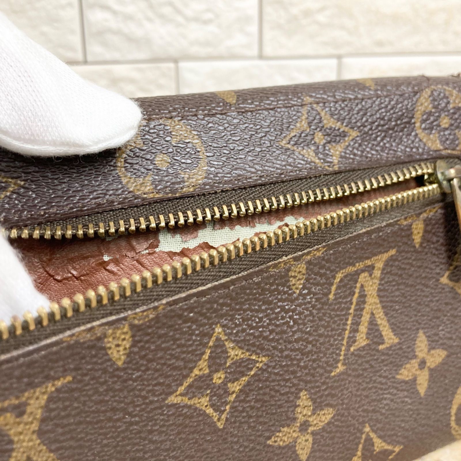 ルイヴィトン モノグラム ポルトフォイユ ウジェニ 三つ折り財布 M60123 LOUIS VUITTON ルイヴィトン モノグラム ポルトフォイユ