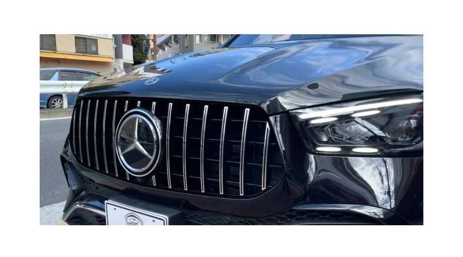 ベンツ W167 GLEクラス 後期 GLE300d GLE400d GLE450d GLE450 24y〜 パナメリカーナグリル ブラック クローム 縦フィン ラジエーター ラジエター グリル 4917 FFCRYSTALESIA_COM