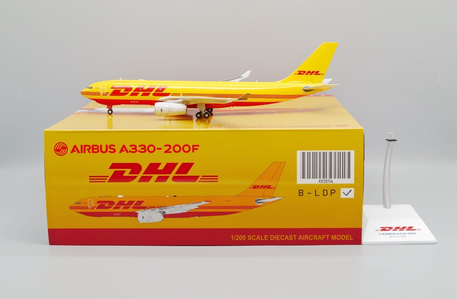 Jcwings DHL エアホンコン A330-200F B-LDP 1|200 XX20114
