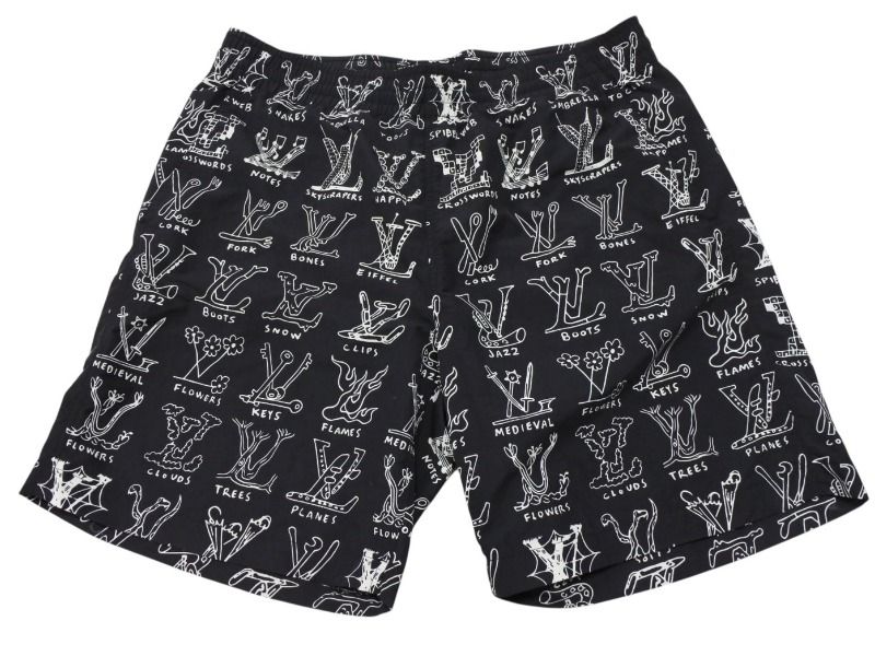 LOUIS VUITTON ルイヴィトン 21SS モノグラムカートゥーン サーフパンツ スイムウェア RM211M ZKK HKW02W サイズM 4b007167