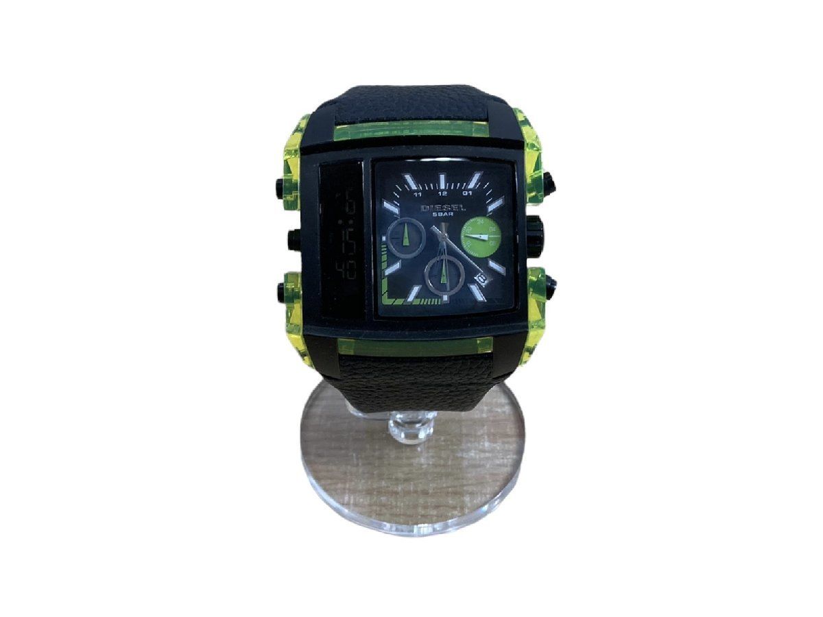 DIESEL ディーゼル 腕時計 X-RAY クロノグラフ DZ7153 WATER RESISTANT 
