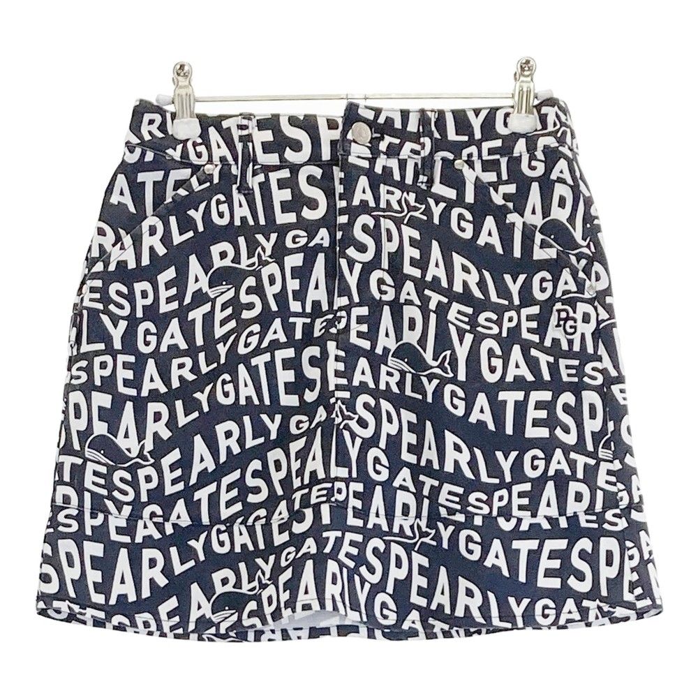サイズ：0 PEARLY GATES パーリーゲイツ ストレッチスカート 総柄