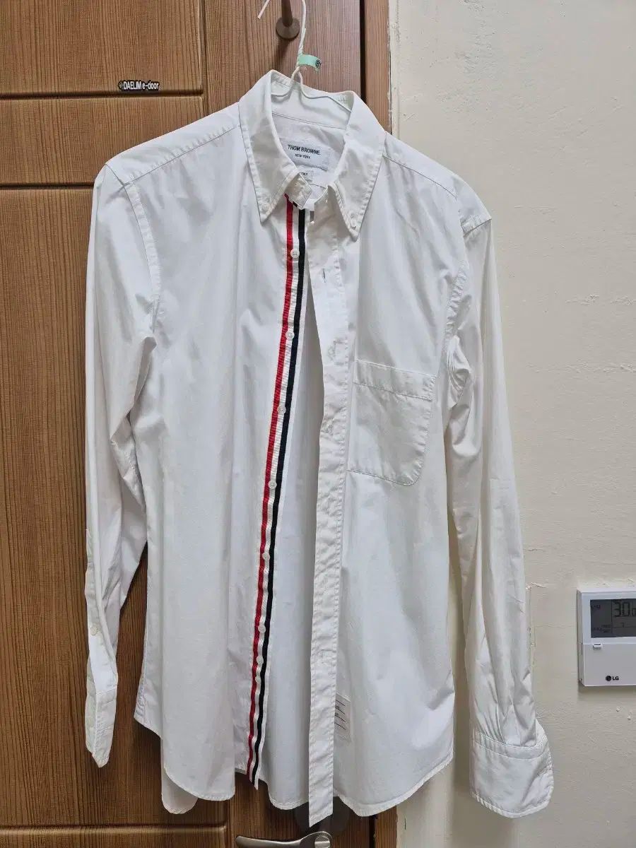 THOM BROWNE ホワイト 長袖シャツ サイズ1 トム ブラウン シャツ ホワイト オックスフォード - THOM BROWNE | THÉM