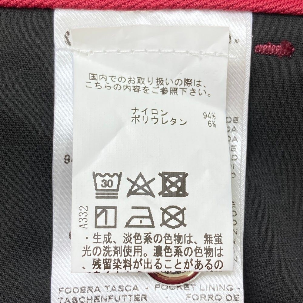 サイズ：40 CHERVO シェルボ  パンツ  レッド系 [240101449103] ゴルフウェア レディース ストスト サイズ：40 CHERVO シェルボ パンツ レッド系 [240101449103