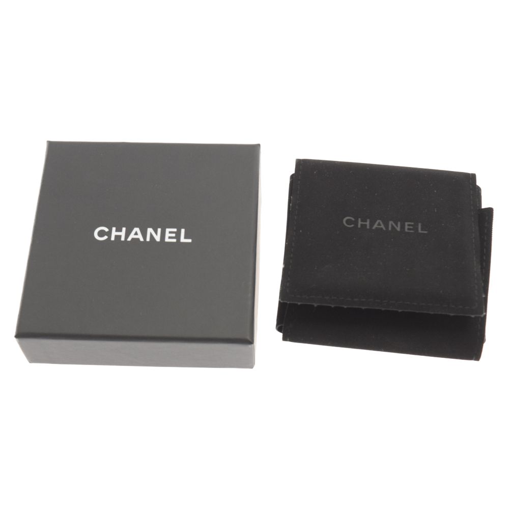 CHANEL (シャネル) ココマーク ボーダーブローチ ゴールド ブルー