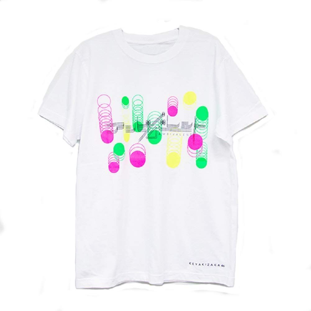 Size M_Color ホワイト 欅坂46 7thシングル アンビバレント 発売記念握手会 オフィシャルグッズ プリントTシャツ ホワイト Mサイズ