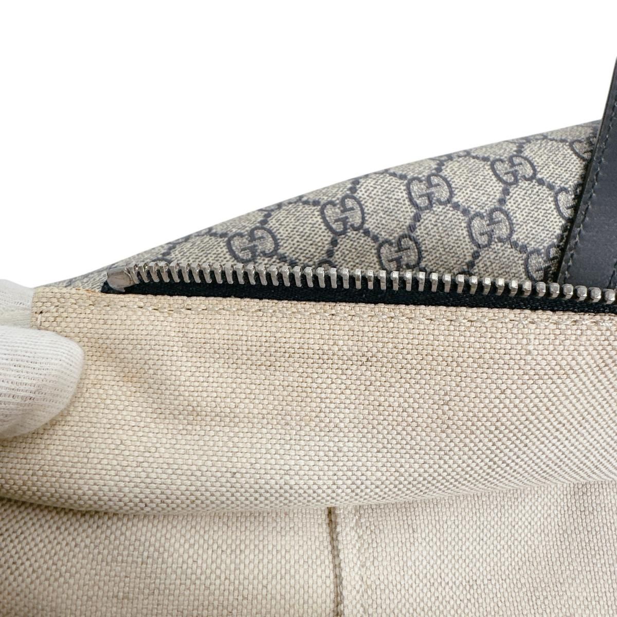 グッチ 211120 GGスプリーム トートバッグ トートバッグ GUCCI グレー