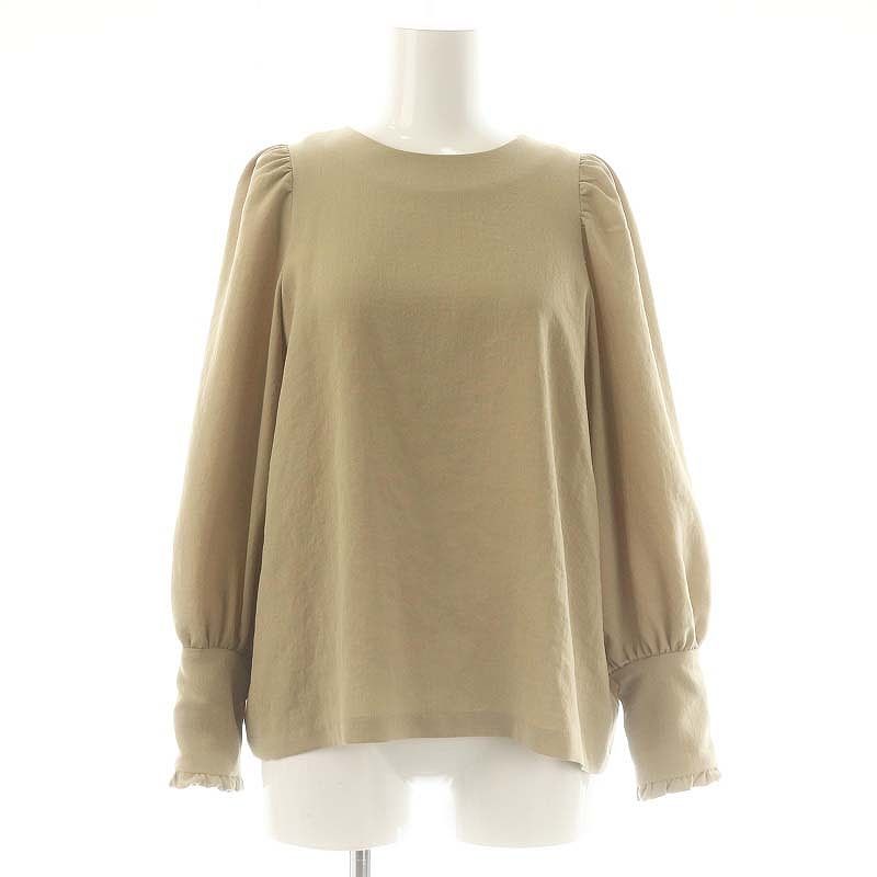 みんなが待ってた！＼再入荷待ち／人気ランキング セントセシリア St.cecilia パフスリーブブラウス ノーカラー シャツ+ブラウス(長袖+七分)