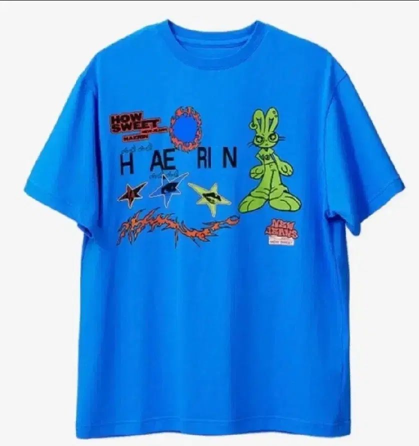 【雷市場（ポンジャン）商品韓国直送】NewJeans(ニュージーンズ・ニュジ) ヘリン(HAERIN) 半袖 Tシャツ