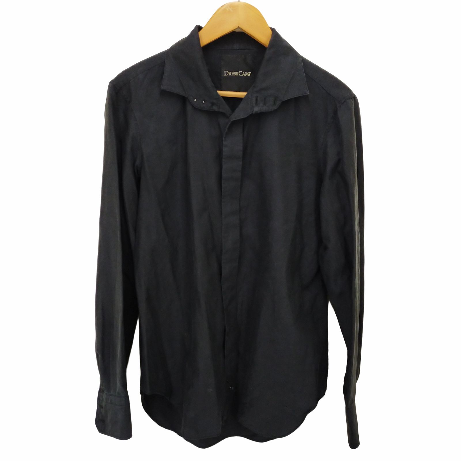 ドレスキャンプ DRESS CAMP ステンカラー長袖シャツ メンズ 表記無