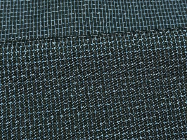 平和屋着物男性 本場大島紬 アンサンブル 幾何学文様 正絹 逸品 BAAS4187ea