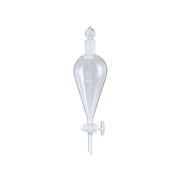 分液ロート スキーブ形 ガラスコック付 200mL 014230-200