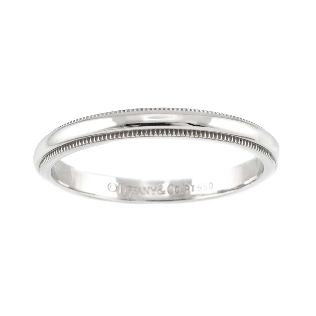ティファニー TIFFANY&Co. ミルグレイン バンド 23号 リング 幅