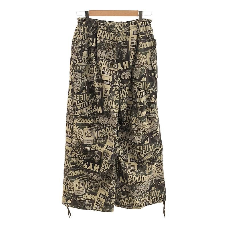 【新品】  HYSTERIC GLAMOUR / ヒステリックグラマー | FULLY HYSTERIC CAMO柄 HYS LOGOスノーパンツ | F | カーキ | メンズ