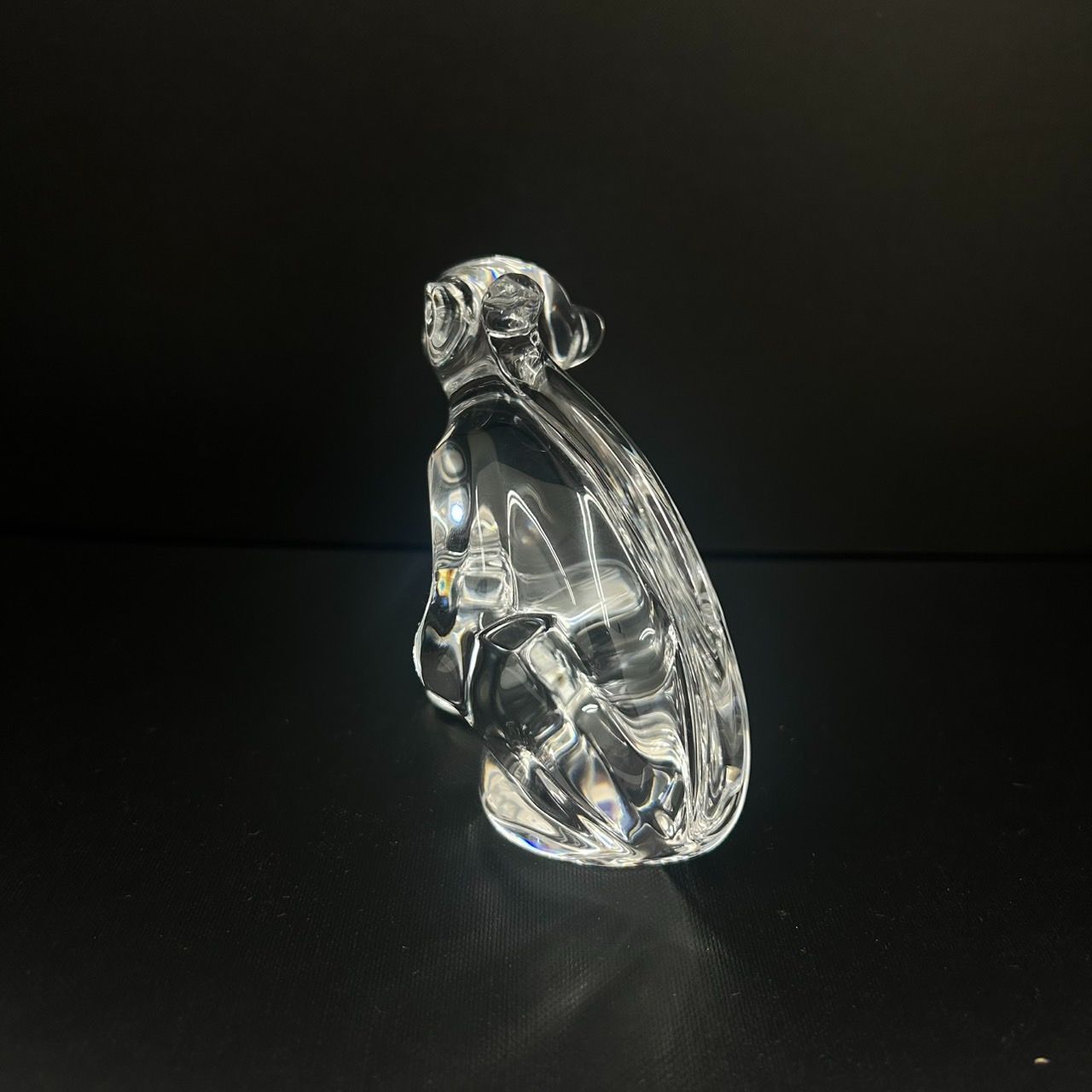 美品】Baccarat バカラ 干支 干支シリーズ サル 猿 申 置物 ガラス