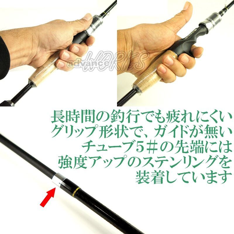 釣り竿セット　テレスコロッド　グリップの長さが変えられる　6ft 180cm Amazon | VILTAGE/釣竿セット【コンパクトロッド スピニング