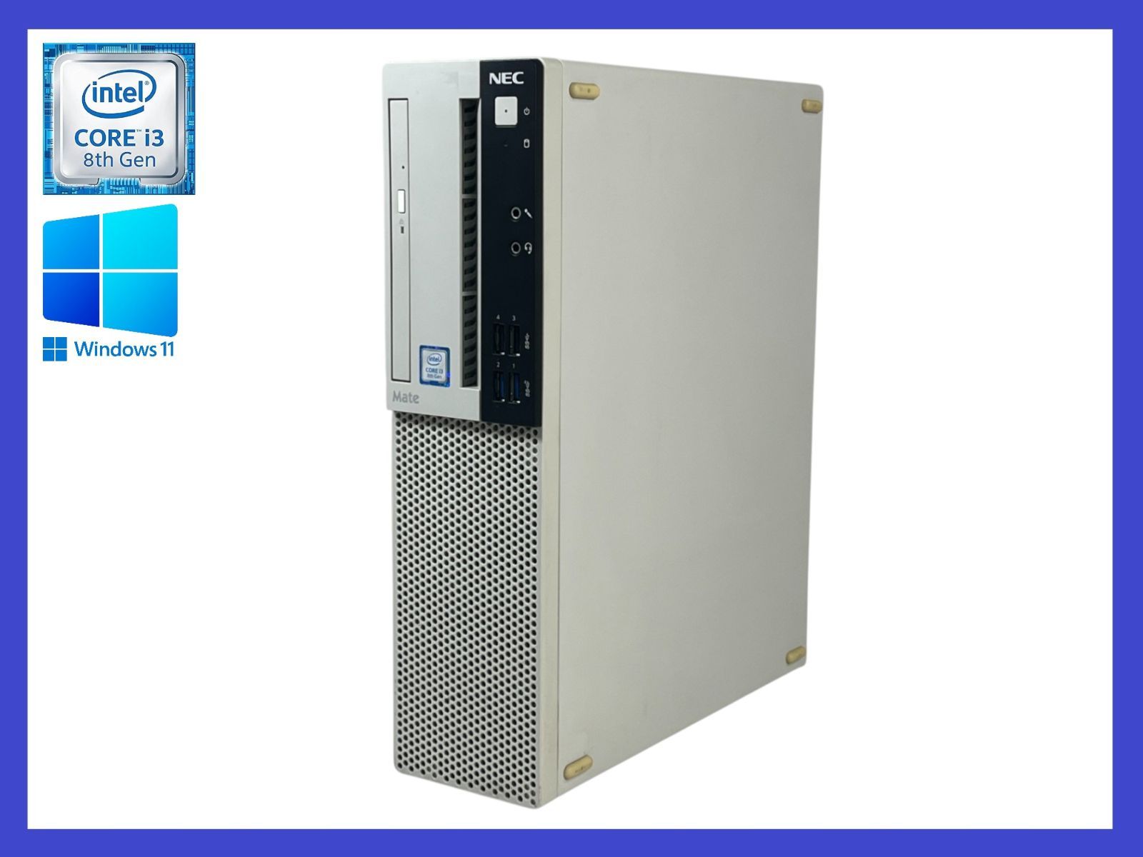 NEC Mate Corei3-8100,4GB,500GB Win11正式対応 NEC Mate ML-4 i3-8100/8GB/500GB Win11 Pro - メルカリ