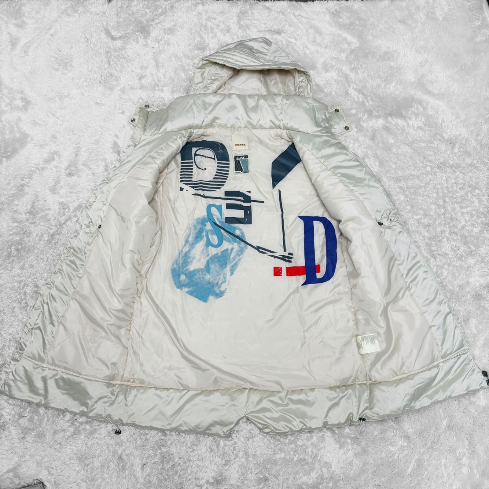 y2k 00s 90s DIESEL ディーゼル ベンチコート ブレイブマン ミリタリー