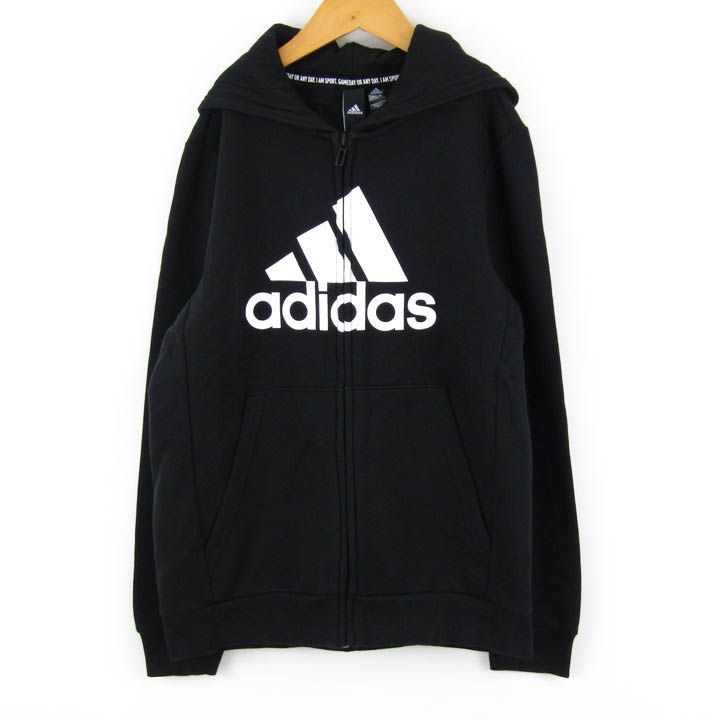 アディダス 裏起毛スウェット ジップパーカー 速乾 スポーツウエア  