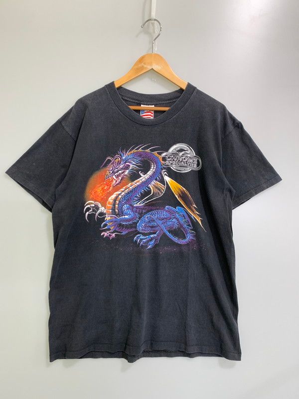 CHROME SPECIALTIES クローム スペシャリティーズ 90S DRAGON TEE ドラゴン Tシャツ トップス 146-250619-ks-01-min