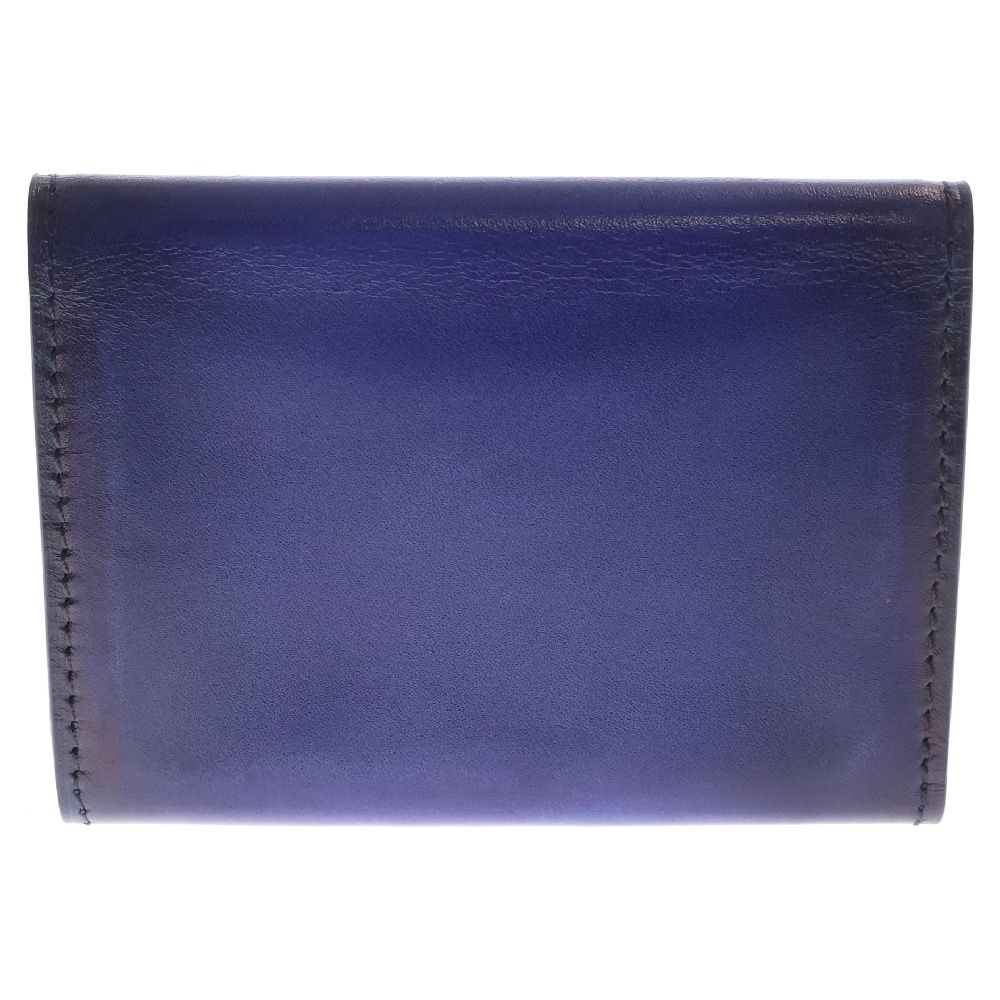 Berluti (ベルルッティ) カリグラフィ カードケース ブルー レザー名刺