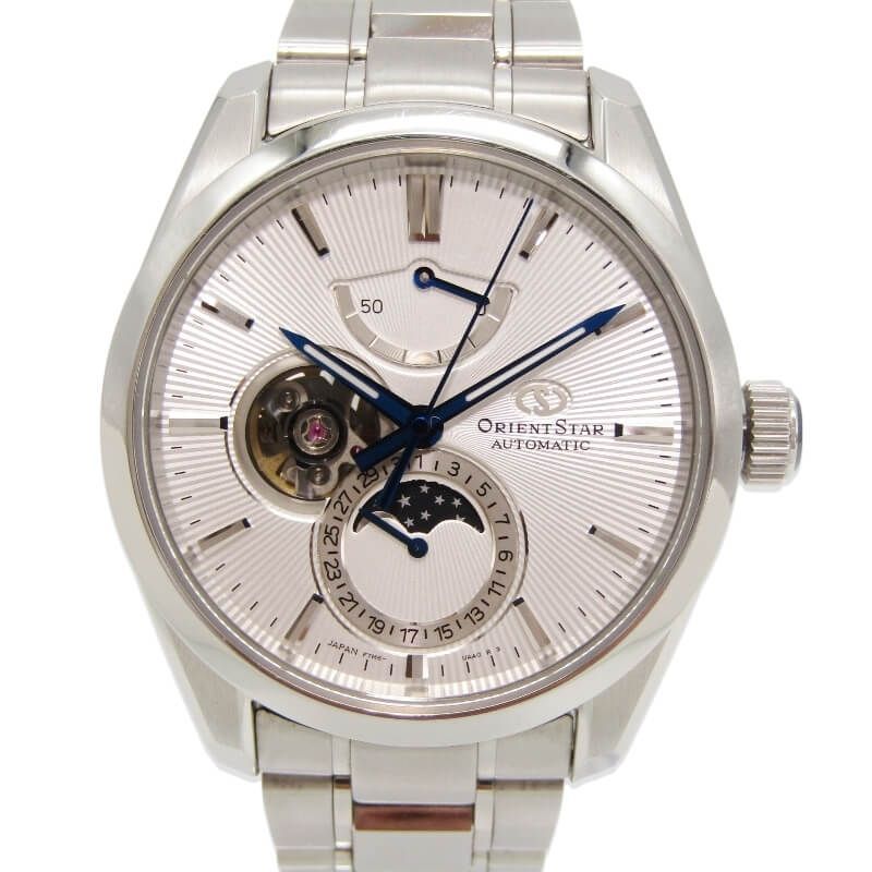 ORIENT STAR オリエント スター コンテンポラリー RK-AY0002S 自動巻き ムーンフェイズ F7M6-UAA0 41mm SS 日本製 シルバー 28011019
