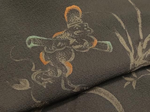 平和屋本店□極上 世界的人形師 辻村寿三郎 ジュサブロー 訪問着 刺繍