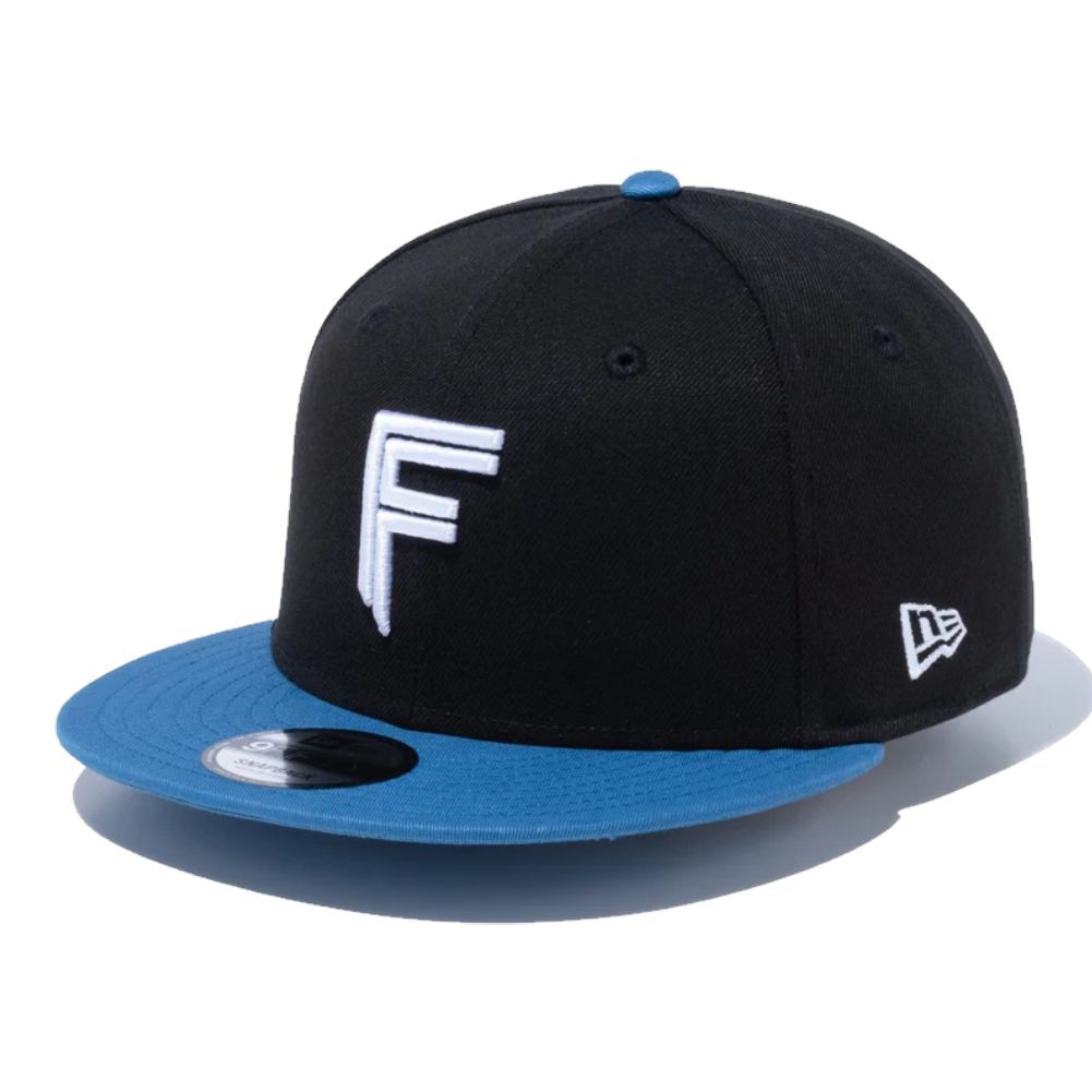 ニューエラ 9FIFTY 北海道日本ハムファイターズ ブラック ホワイト ブルーバイザー 1個 New Era 9FIFTY Hokkaido Nippon Ham Fighters Black White Blue Viser  1pc