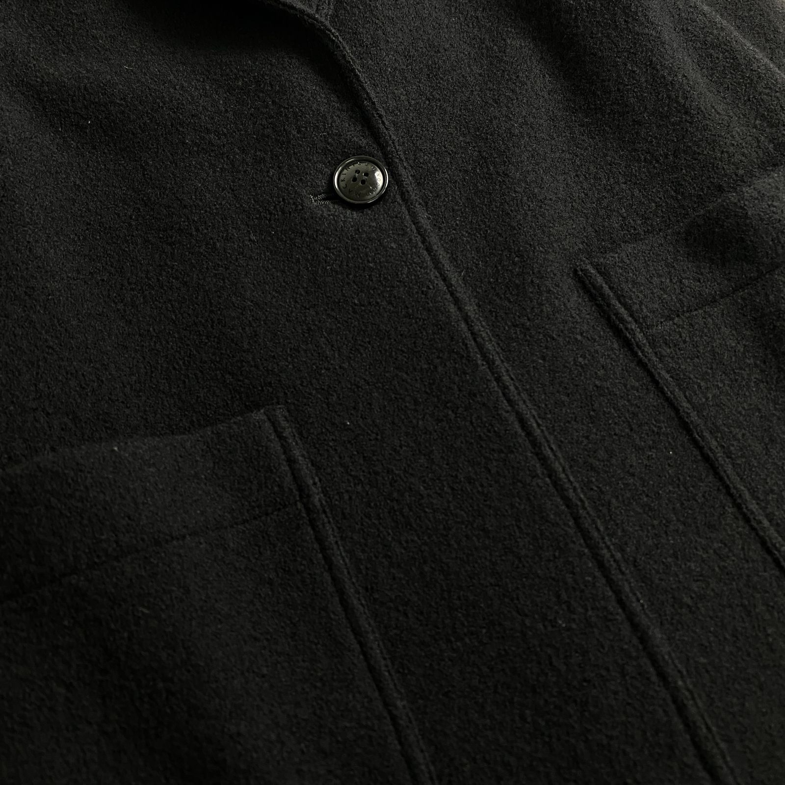 Mackintosh ロングコート MACKINTOSH LONDON 黒 ダブルフェイス