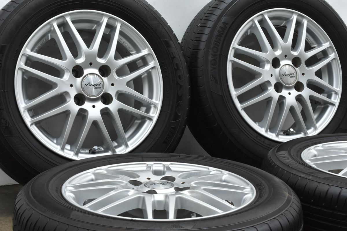 バリ溝】PROGET 14in 5.5J +38 PCD100 ヨコハマ ECOS エコス ES31 175 