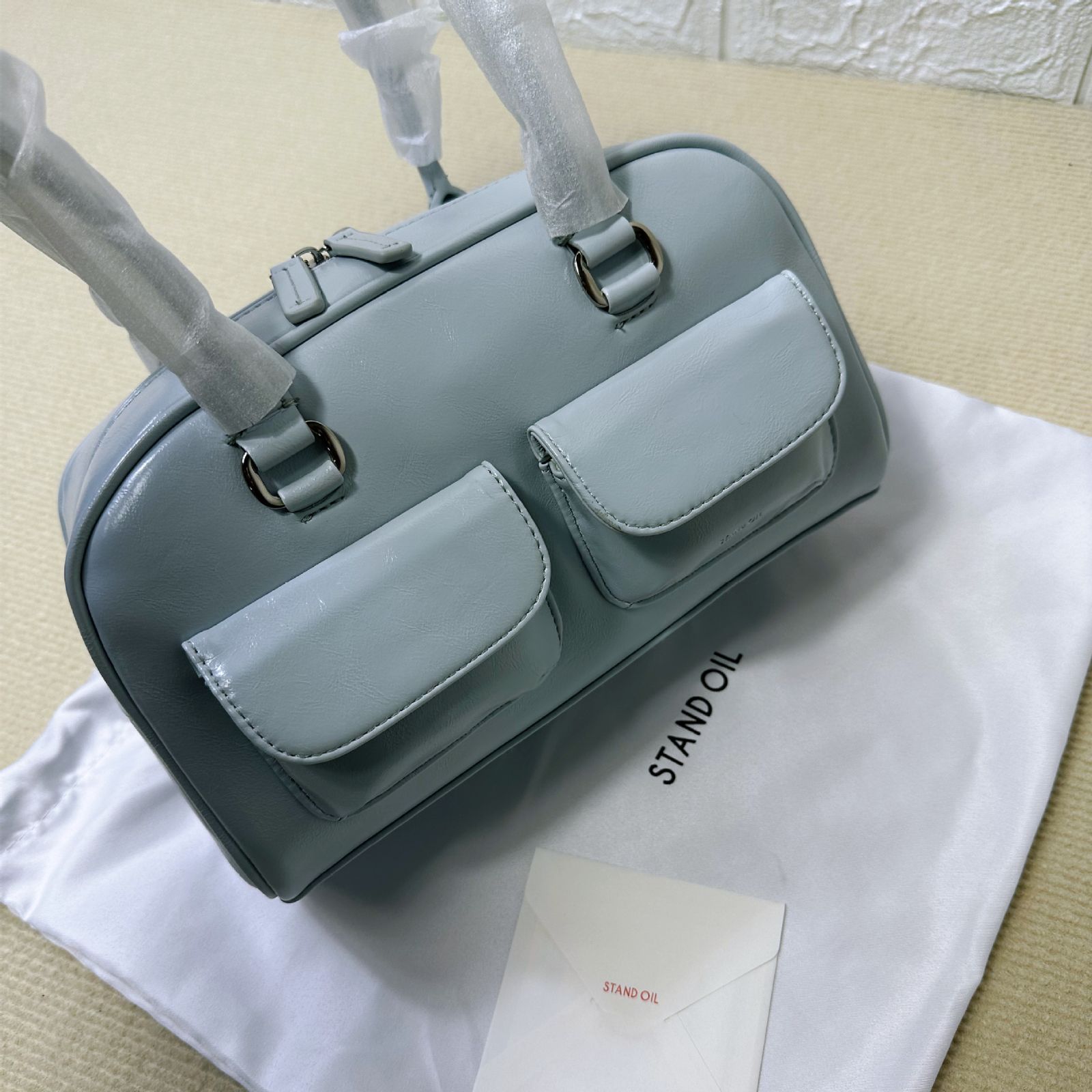 スタンドオイル☆STAND OIL CHUBBY BAG チャビーバッグ ショルダーバッグ ブルー SKY BLUE - メルカリ