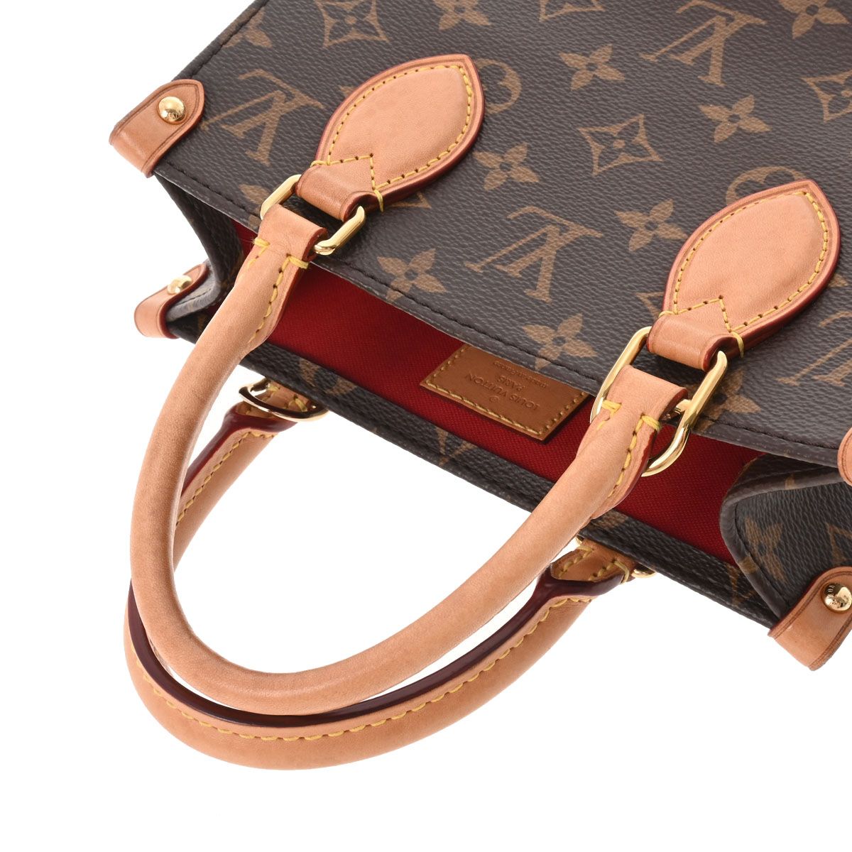 ルイヴィトン モノグラム サックプラ BB 2WAY ブラウン M46265  