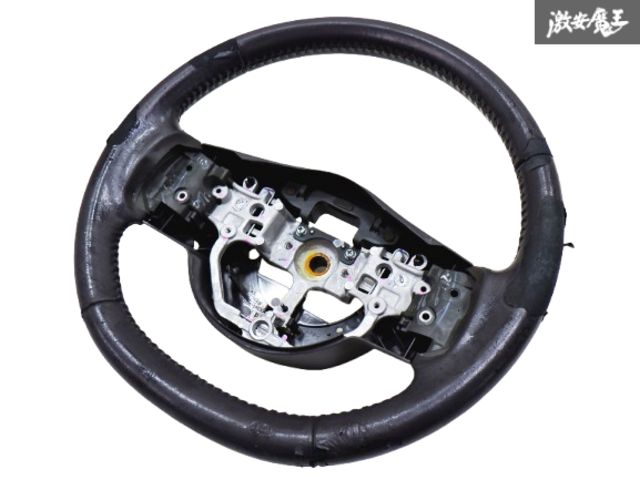 純正 NSP140 NSP141 NCP141 NCP145 ポルテ スペイド ハンドル ステアリング レザーハンドル 棚2D1