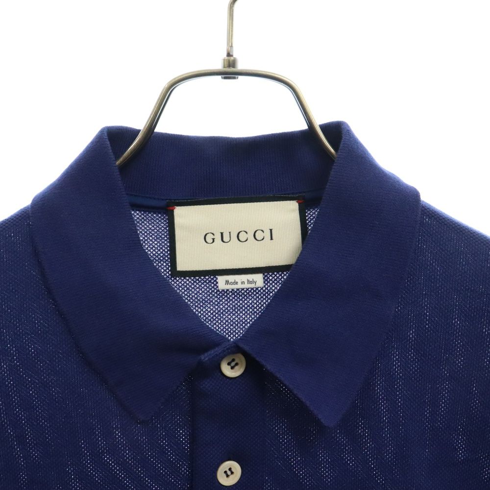 GUCCI ロゴ入りポロシャツ 半袖 GUCCI グッチ 625323 XJCNZ GG Short Sleeve Polo Shirt ロゴ