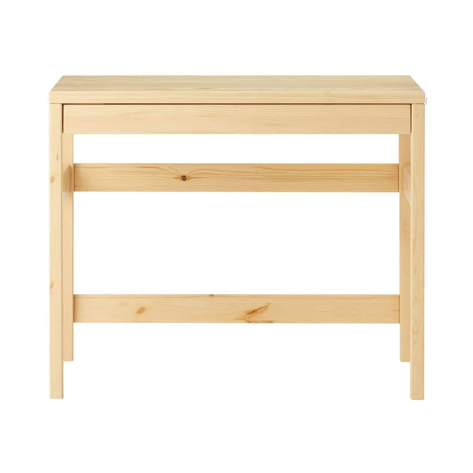 【新着商品】無色 12058458 幅86×奥行58×高さ70cm パイン材デスク 無印良品