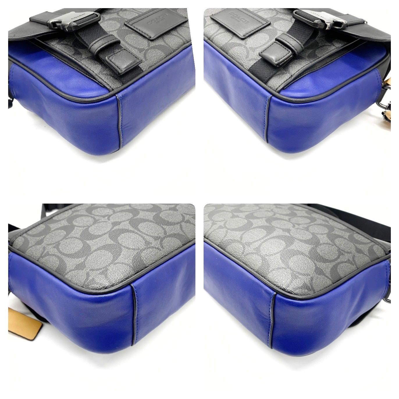 極美品<!-利用不可文字-!>COACH コーチ C6649-QBTIM クロス