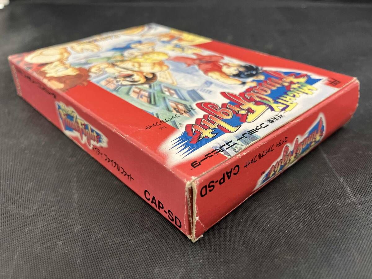 マイティファイナルファイト　説明書、ハガキ、アダプタ注意書付き、ソフトビニール入 マイティ ファイナルファイト』1993年／ファミコン - レトロ