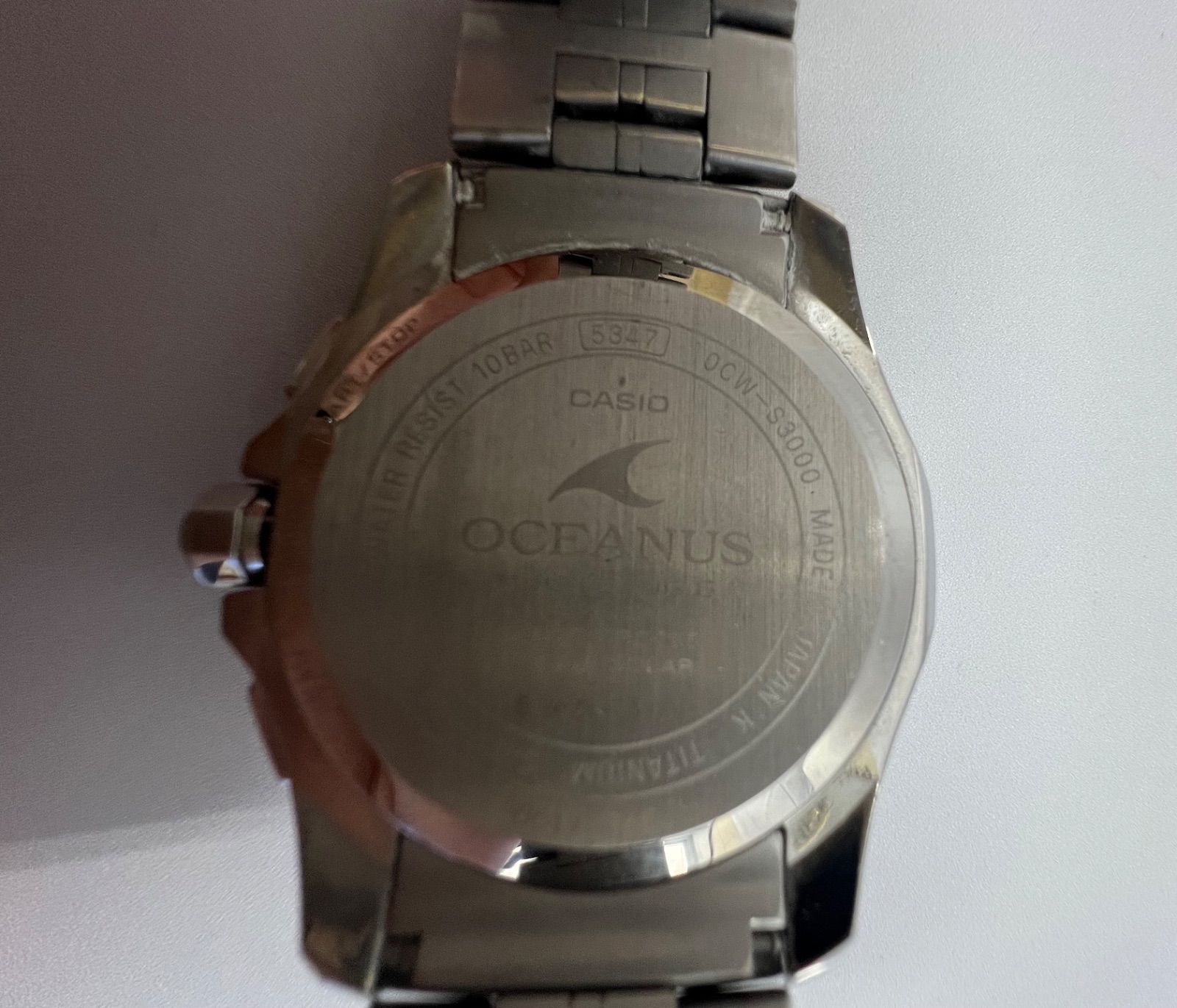 CASIO OCEANUS Manta OCW-S3000-1AJFチタン製 - メルカリ