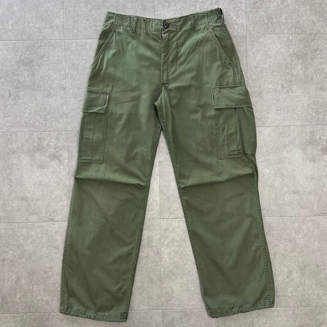 希少 アメリカ軍 ジャングルファティーグパンツ 60s 4th リップス