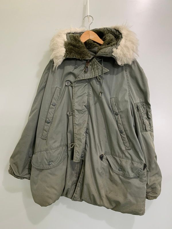品 U.S.AIR FORCE アメリカ空軍 80S N-3B FLIGHT JACKET MIL-P-6279J 80年代 フライト ジャケット ミリタリー メンズ アウター 146-250926-em-23-min
