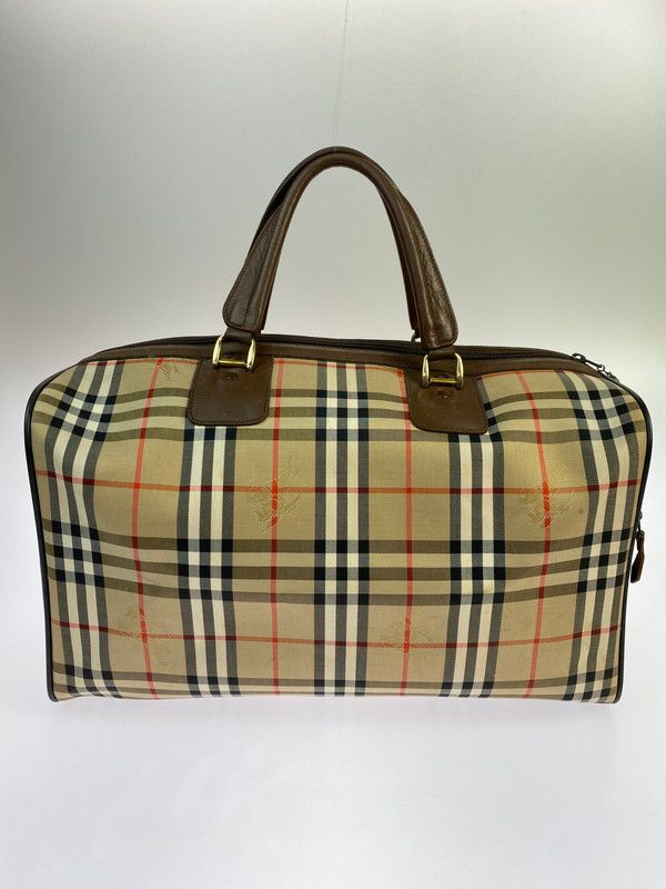 品 Burberrys バーバリーズ ノバチェック ヴィンテージ ボストンバッグ カバン 180-251021-jt-05-min