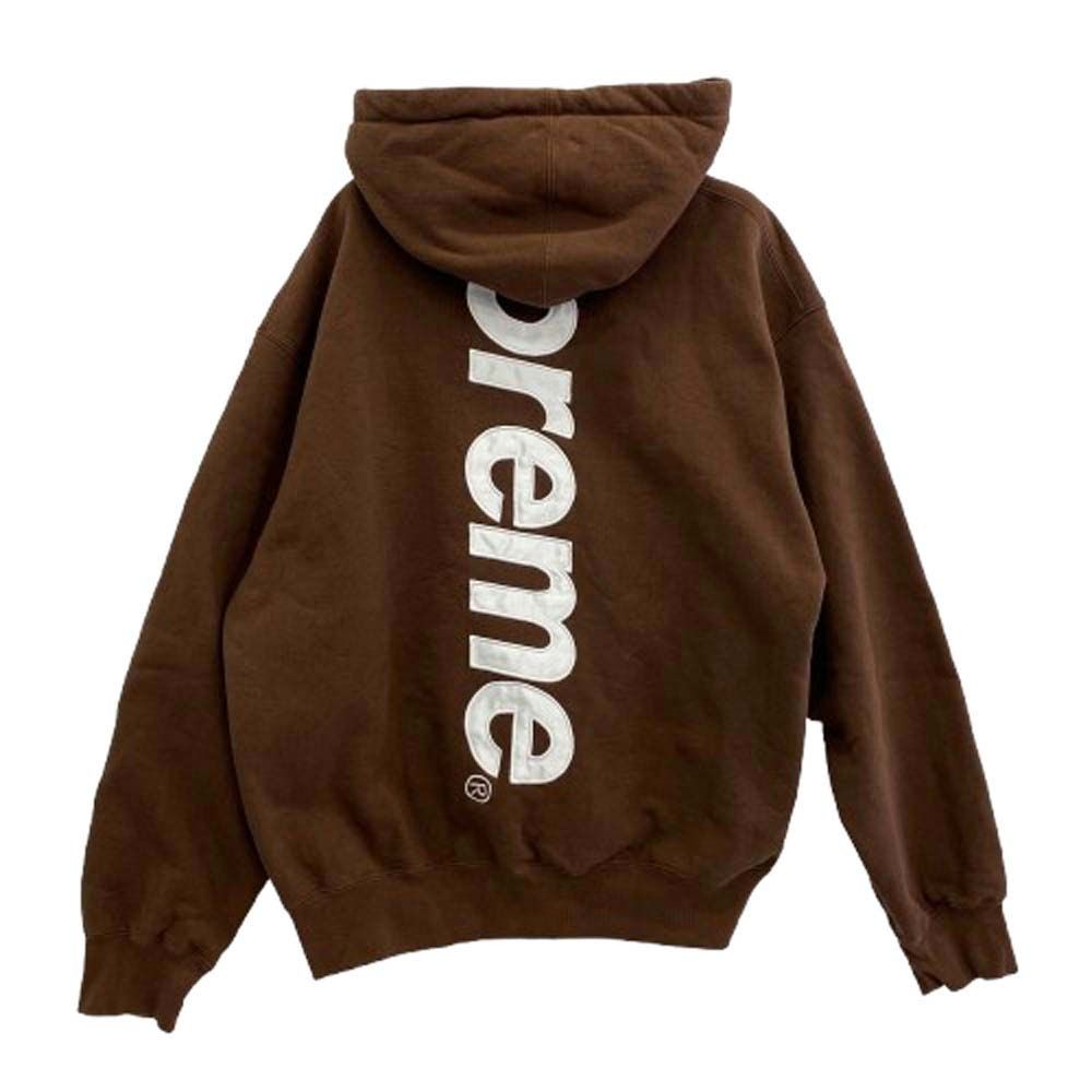【Supreme】 シュプリーム 定番 サテン アップリケ パーカー Supreme サテンアップリケ パーカー | ブルー | FARFETCH JP