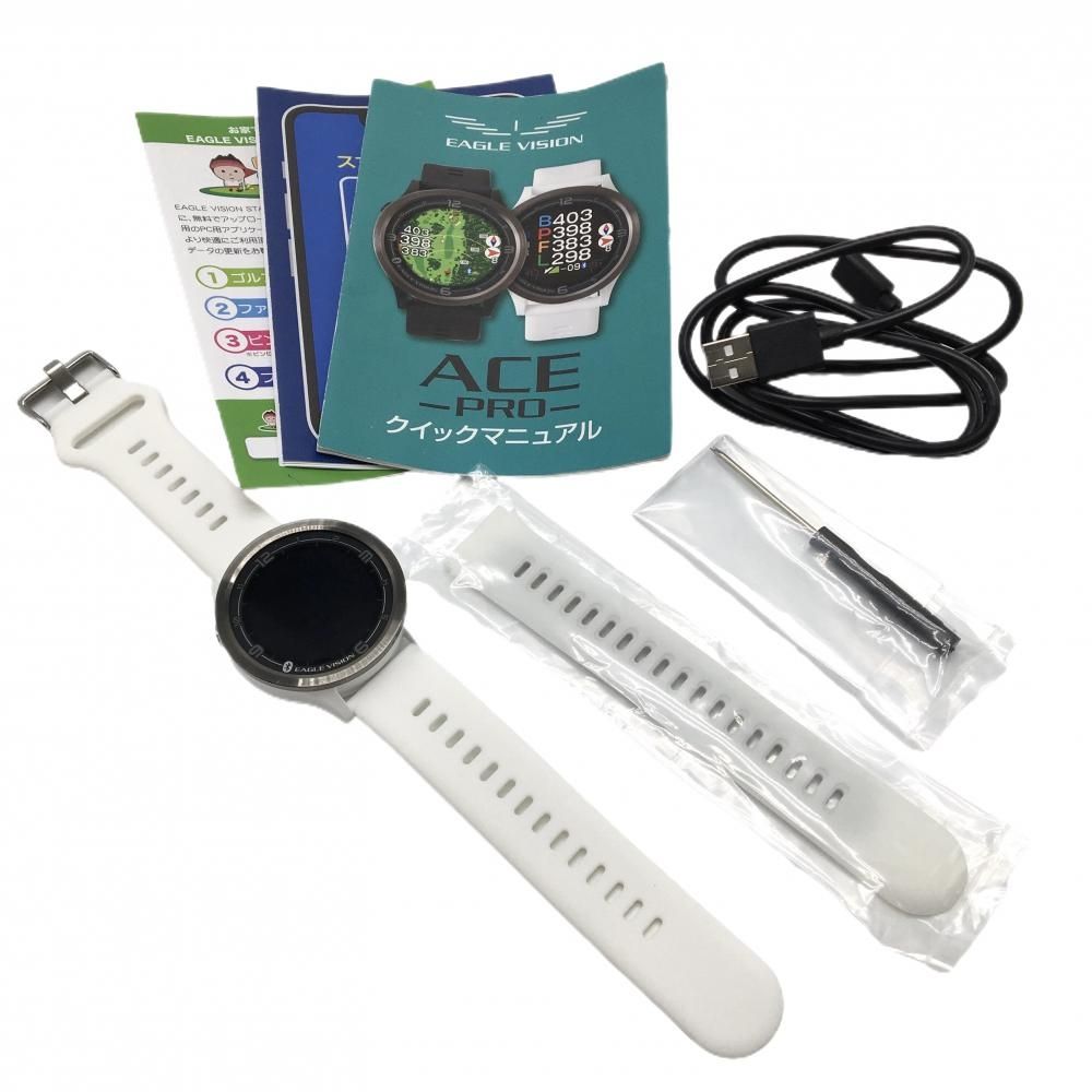 美品】イーグルビジョン ゴルフウォッチ 白 GPS ACE PRO EV-337