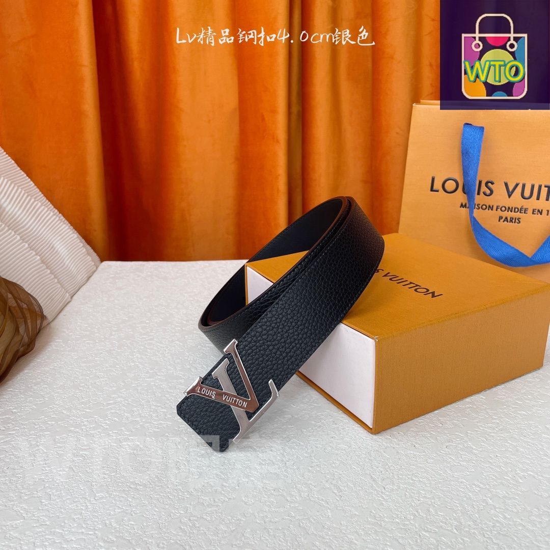 今日WTO】Louis Vuitton ルイヴィトン レザーベルト-1-FC58
