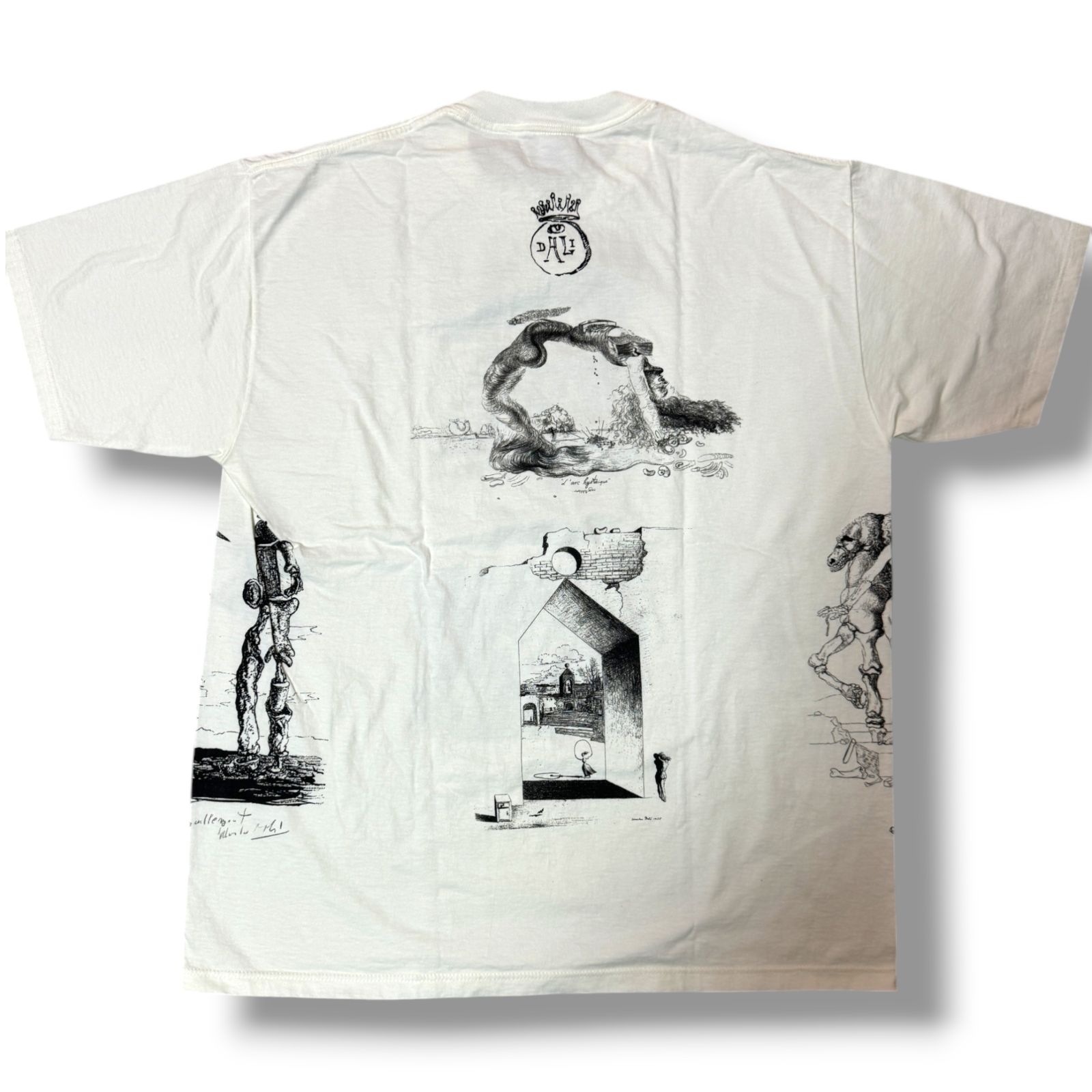 80s - 90s アートTシャツ Salvador Dali サルバドールダリ Lサイズ