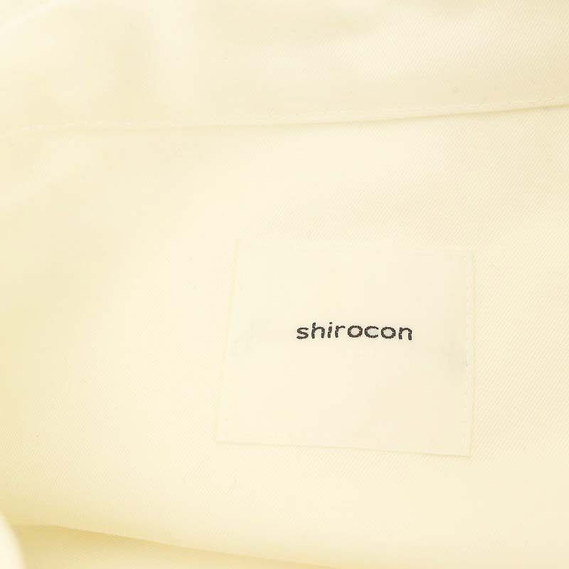 ヨリ yori シロコン shirocon サボンジャケット ステンカラー カット 