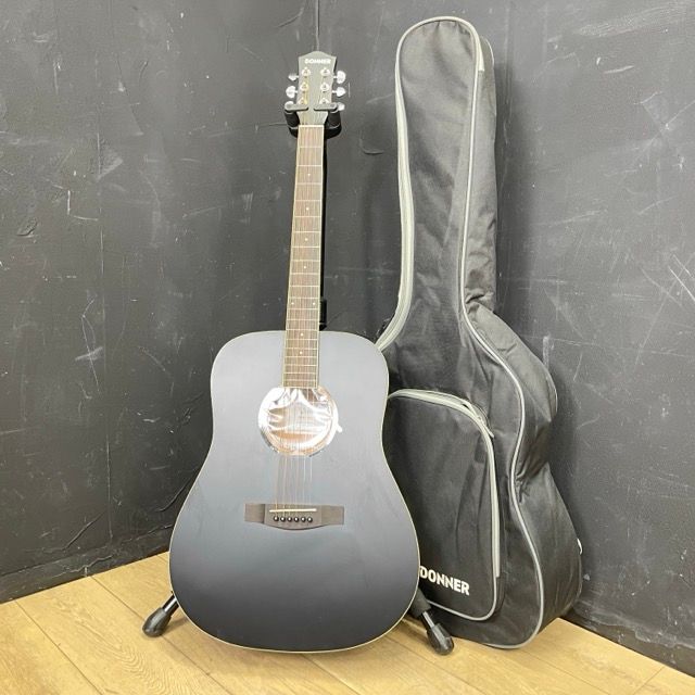 未使用? 美品 Donner アコースティックギター DAG-1B 黒 ソフト 未使用? 美品 Donner アコースティックギター DAG-1B 黒 ソフト