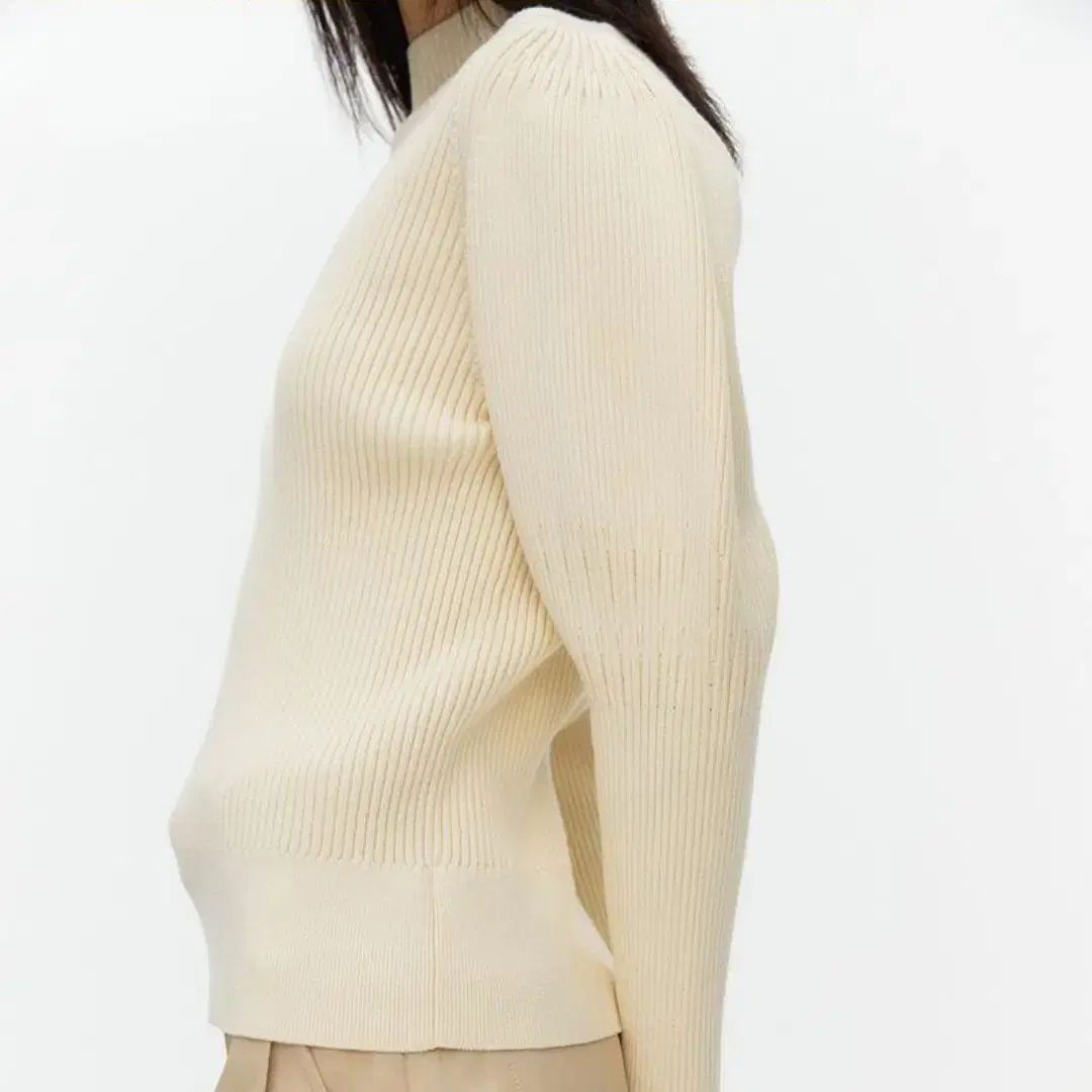 アウィ ahwe クリームボリューム ニット フリーサイズ