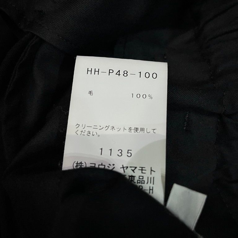 Yohji Yamamoto Pour Homme 19SS ウールギャバジンカラスパンツ 鴉 